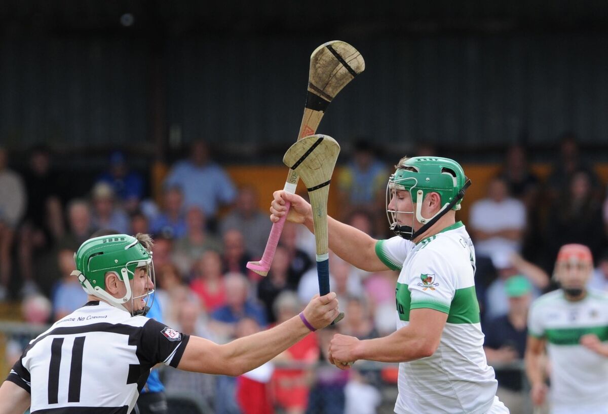 Kanturk's Brian O'Sullivan (right). Picture: Denis Minihane.
