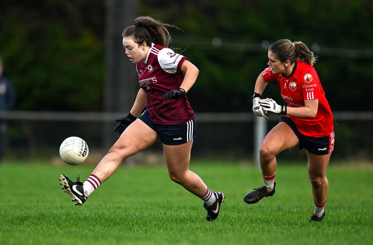 Ciara Hegarty of Annaghdown on the move. Picture: Brendan Moran/Sportsfile Ciara Hegarty of Annaghdown on the move. Picture: Brendan Moran/Sportsfile