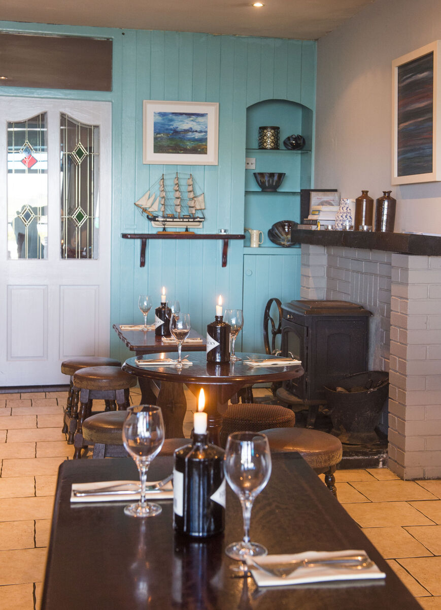 The Lifeboat Inn still retains a traditional bar and has a contemporary dining area, along with an outdoor space that overlooks the water’s edge. Picture Dan Linehan