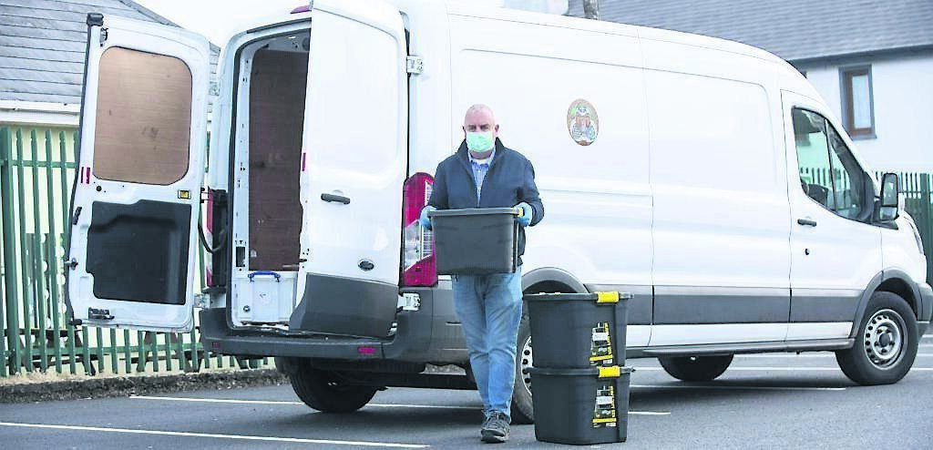 A Cork County Council Mobile Library being used during Covid in 2020. A reader recalls them visiting Whitegate in his youth - and they are still visiting the village today