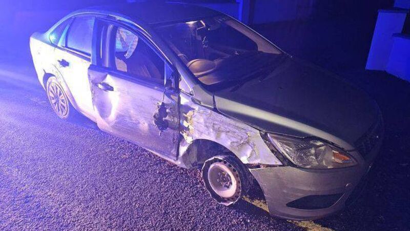 Gardaí in Cork arrest driver after stopping car with missing front tyre Gardaí in Cork arrest driver after stopping car with missing front tyre