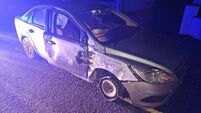 Gardaí in Cork arrest driver after stopping car with missing front tyre