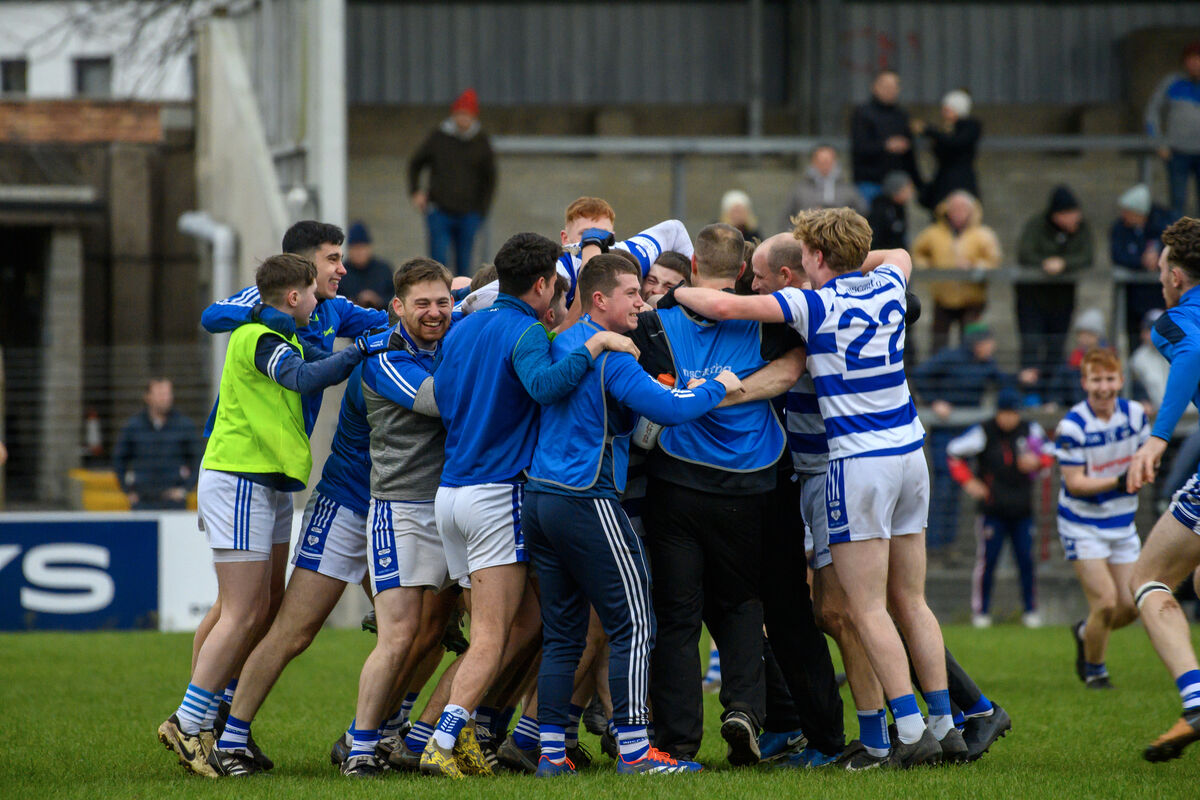  The Inniscarra team celebrate their win over Ballygarvan. Picture: Dan Linehan