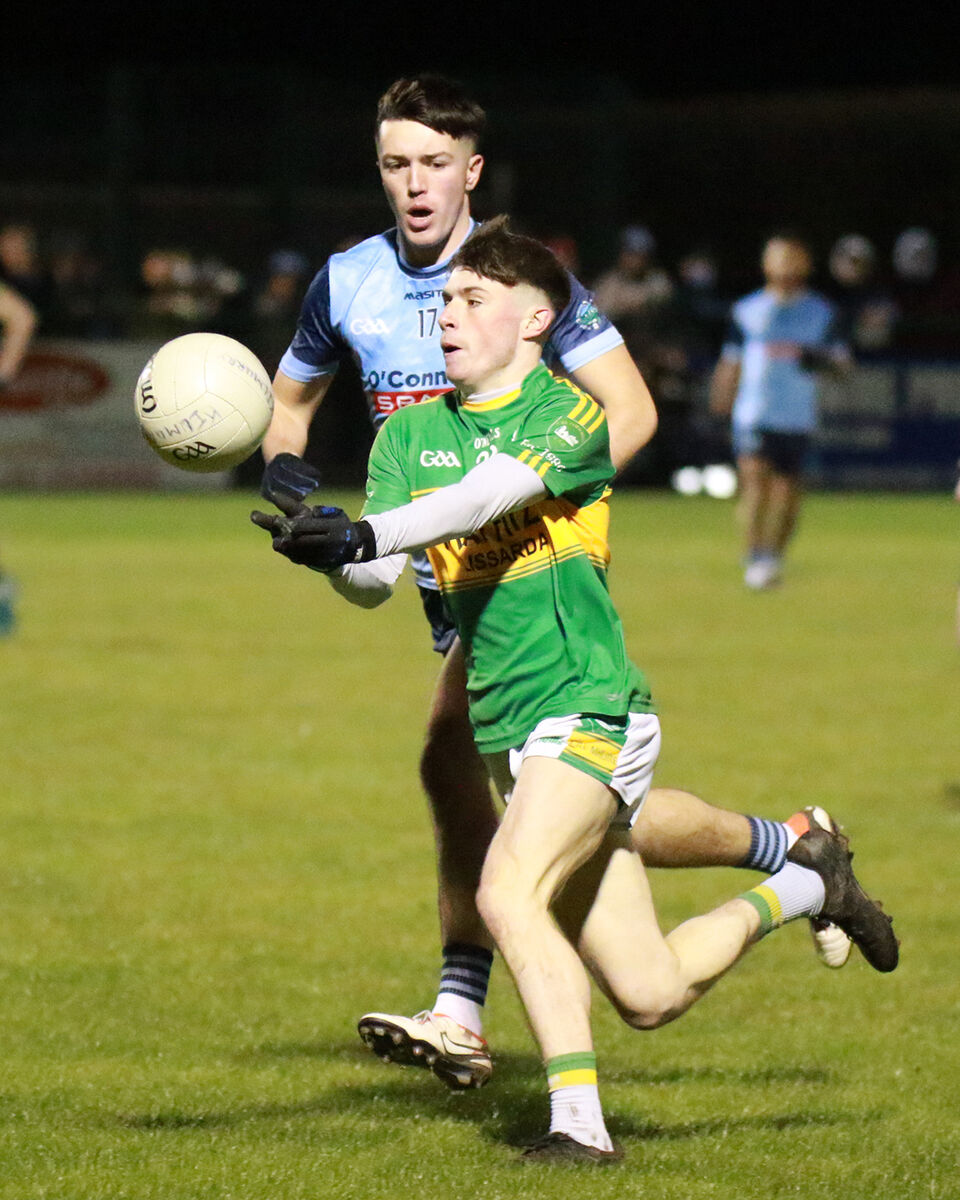 Seán O'Leary in action for Kilmurry last Saturday in the AIB Munster Club JFC final against Firies. Picture: Brendan Gleeson Seán O'Leary in action for Kilmurry last Saturday in the AIB Munster Club JFC final against Firies. Picture: Brendan Gleeson