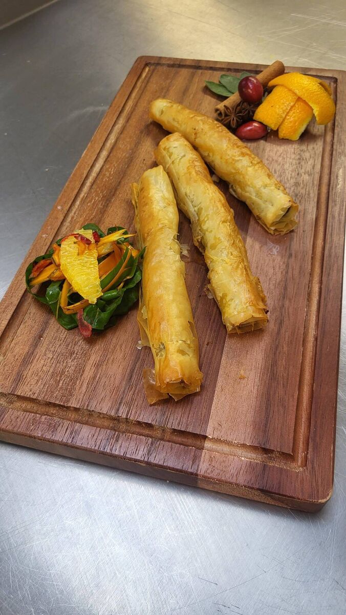 Black Pudding Sausage Cigars by Alex Wisniewska-Mc Carthy