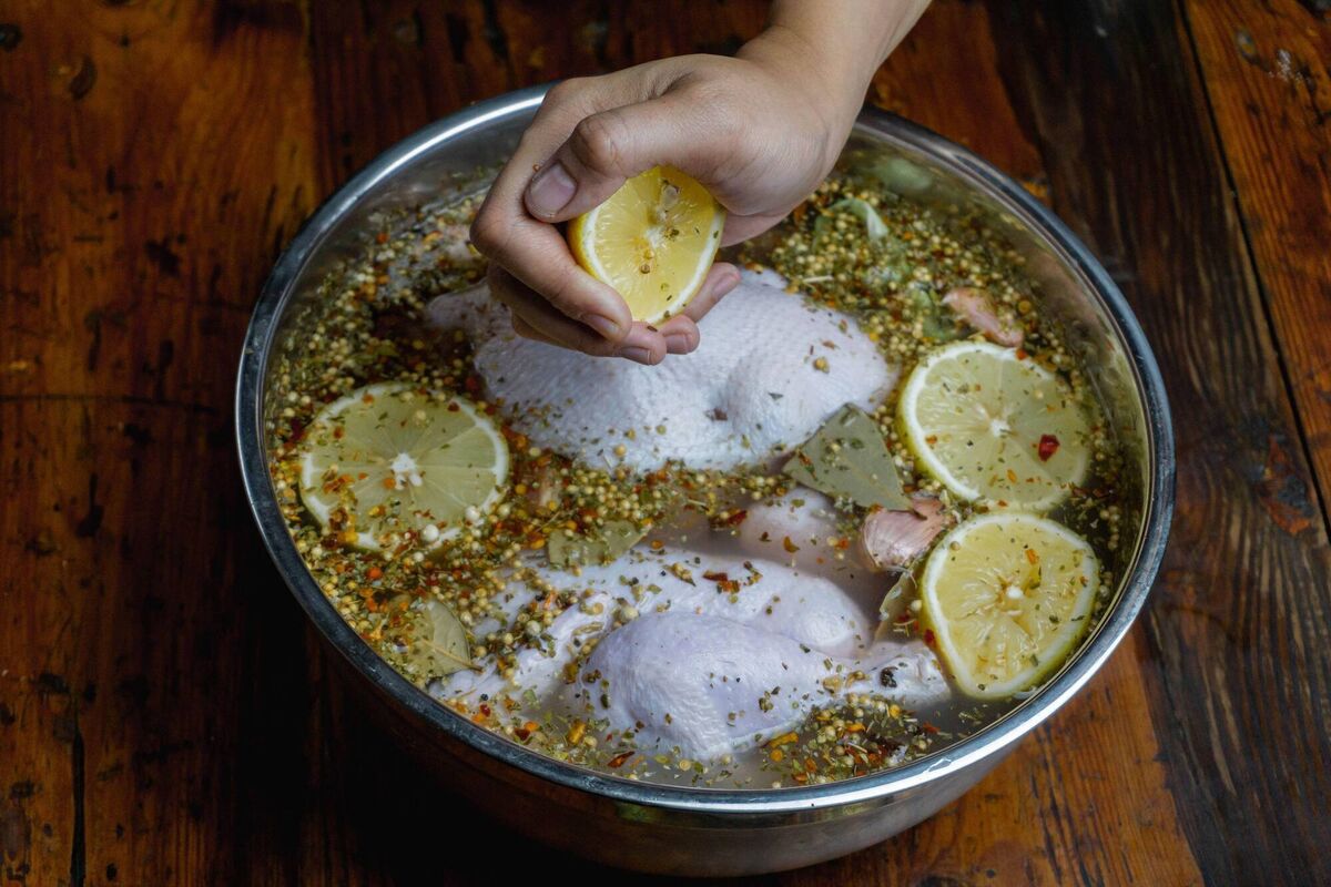 Some chefs swear by brining the turkey before cooking it. Picture: Alamy/PA Some chefs swear by brining the turkey before cooking it. Picture: Alamy/PA