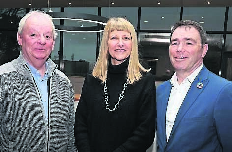 Willie McAuliffe, Cork Learning City; Siobhan O’Neill, Mayfield Community Development Project; and Denis Barrett, Cork Learning City co-ordinator, at the Cork Access Network (CAN) Access: Transforming the Framework of Community Education event, at the Clayton Hotel Silver Springs, Cork.	Picture: Jim Coughlan
                    