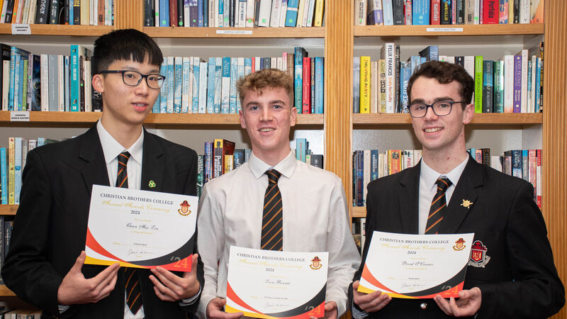 Past and present Cork CBC students honoured at annual awards ceremony Past and present Cork CBC students honoured at annual awards ceremony