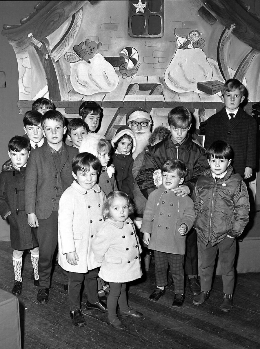 Santa Claus at Munster Arcade on Patrick Street, Cork on December 8, 1970