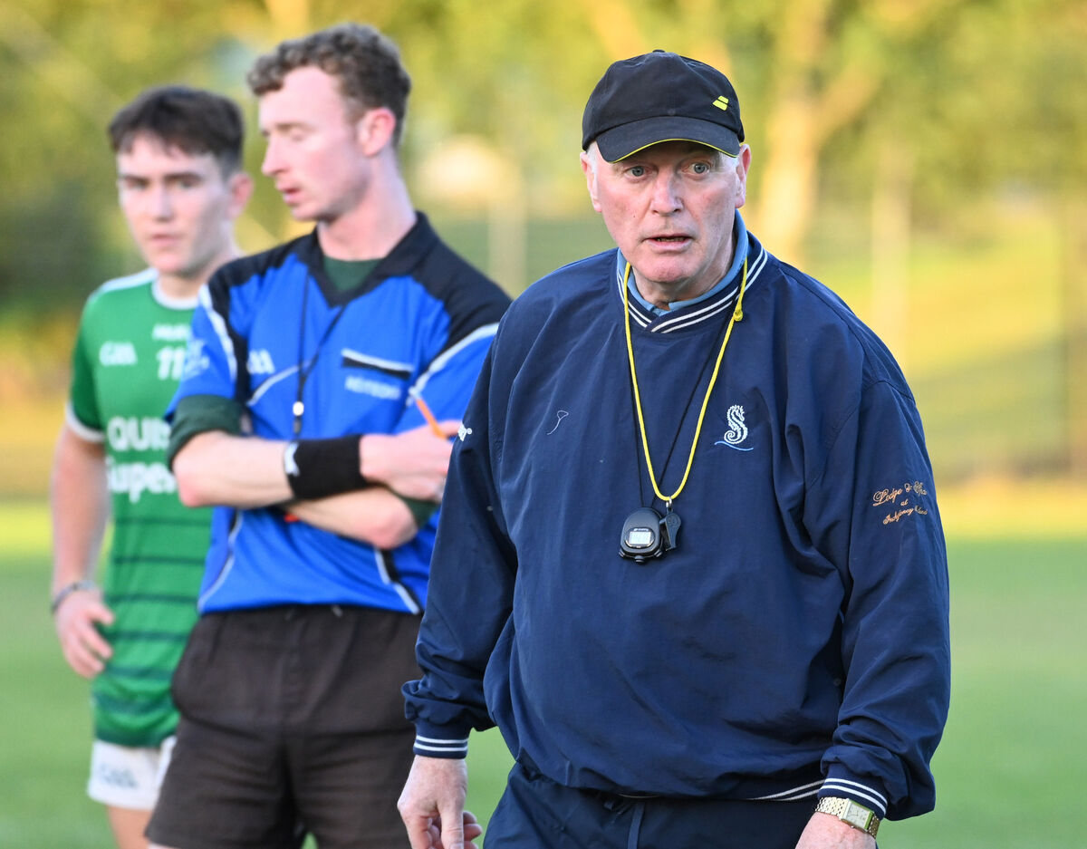 Bishopstown minor football coach Larry Tompkins this year against Ballincollig. Picture: Eddie O'Hare Bishopstown minor football coach Larry Tompkins this year against Ballincollig. Picture: Eddie O'Hare