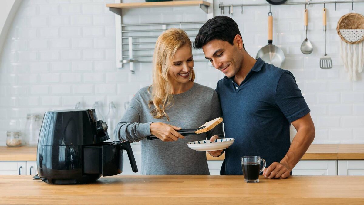 The oven is a big energy user, so using an air fryer to cook meals is a great saver. The oven is a big energy user, so using an air fryer to cook meals is a great saver.