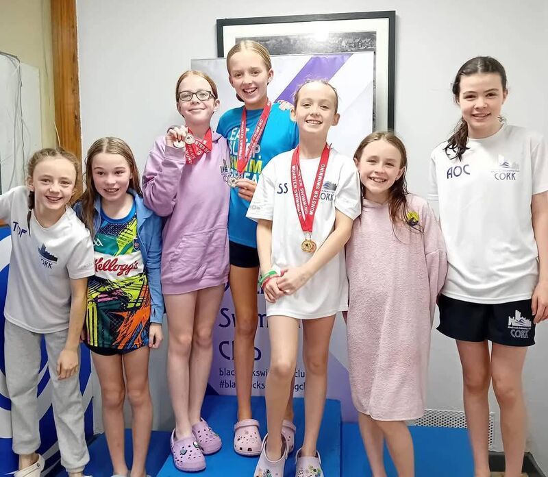 The Blackrock swimming team that took part in the gala The Blackrock swimming team that took part in the gala