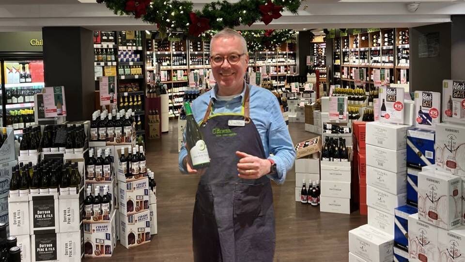 Fintan McCormick, wine consultant, O'Briens Donnybrook. Fintan McCormick, wine consultant, O'Briens Donnybrook.