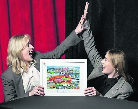 Laura and Jessica Holmes were honoured for achieving the highest grades in their respective programmes at the MTU Faculty of Engineering and Science Awards 2024. 	Picture: Joleen Cronin
                    