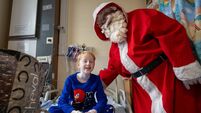 Pictures: Visit from Santa brings joy to young patients at CUH 