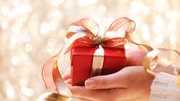 Giving a christmas present