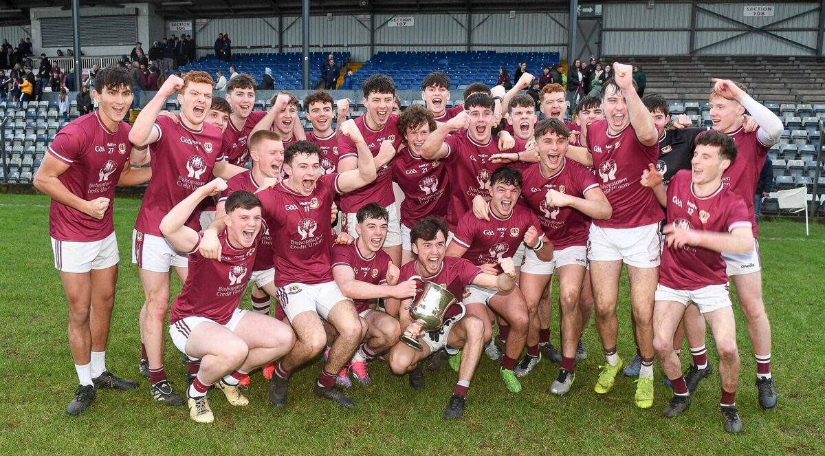 Bishopstown celebrating their victory. Picture: David Keane. Bishopstown celebrating their victory. Picture: David Keane.