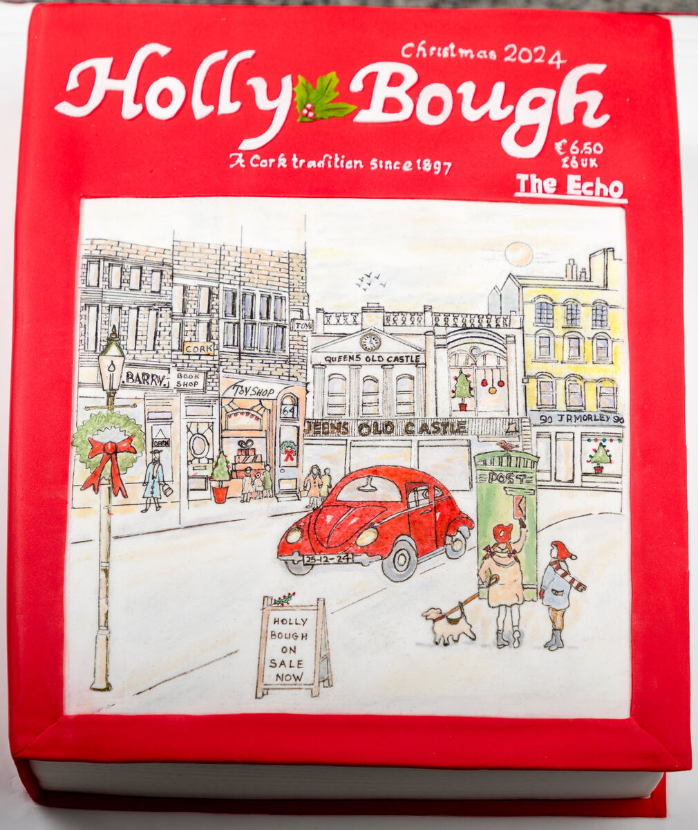 The Holly Bough cake which was recreated by Maureen Timpson of Montenotte, Cork. - Picture: David Creedon