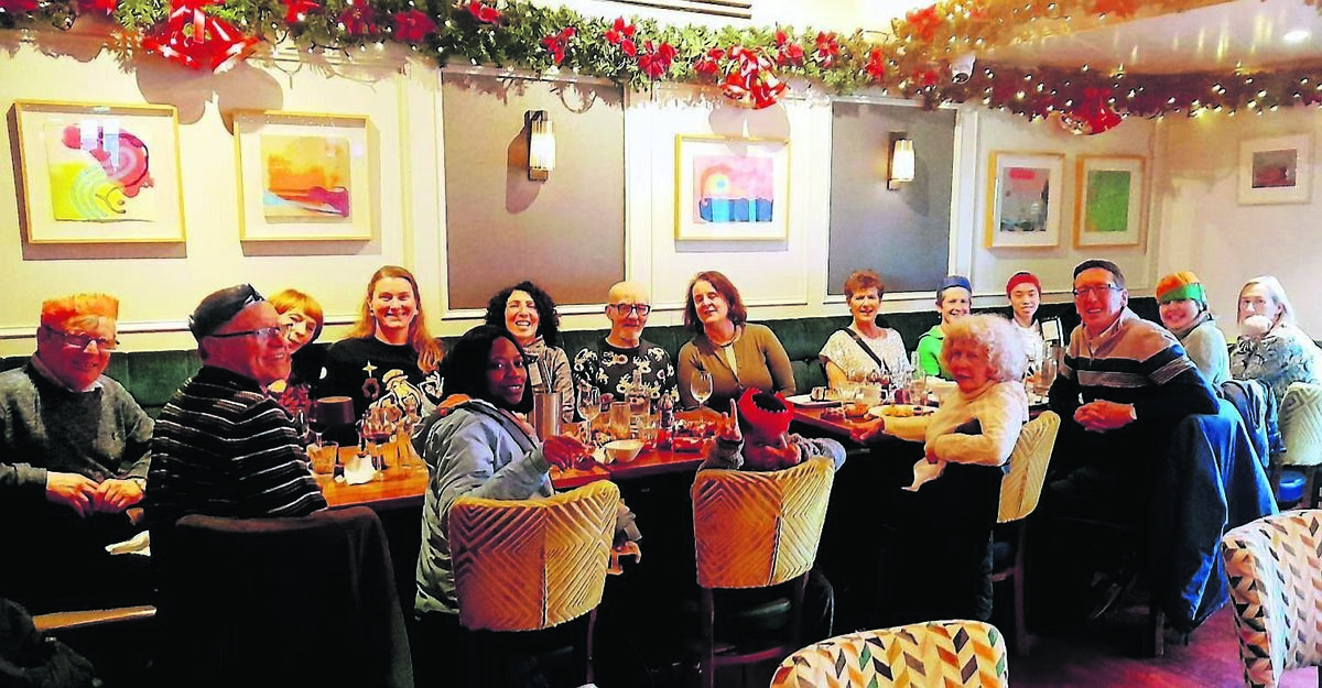 Douglas Tidy Towns volunteers enjoyed a Christmas lunch at Barry's in Douglas last Saturday. The group has much to celebrate, after many successful community and biodiversity projects over the year, and maintaining bronze medal status for Douglas at the national Tidy Towns awards. Picture: Douglas Tidy Towns