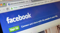 Facebook close up