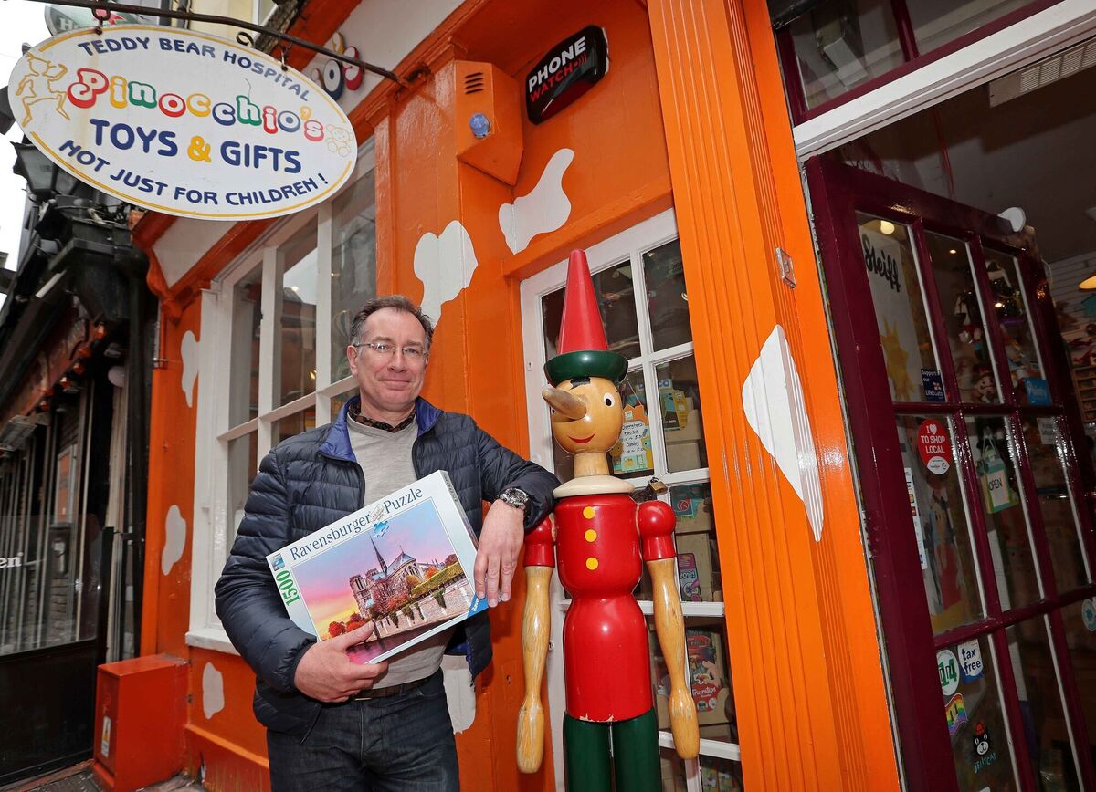 Co-owner of Pinocchio’s Toys & Gifts on Paul St, Wyon Stansfeld. Picture: Jim Coughlan Co-owner of Pinocchio’s Toys & Gifts on Paul St, Wyon Stansfeld. Picture: Jim Coughlan