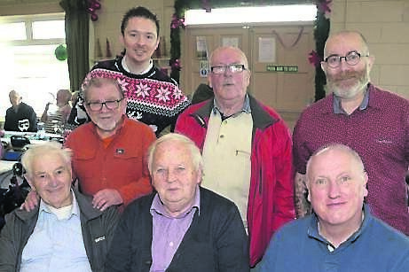 At Sunday’s Well Rugby Club at a festive lunch for community groups were Ballyphehane Men’s Shed members Erick Shannon, Richard O’Sullivan, Donal murphy, Donal Holland, Dominick Grogan, Jake McAuliffe, and Tagdh O’Connell.. Picture: Denis Boyle
At Sunday’s Well Rugby Club at a festive lunch for community groups were Ballyphehane Men’s Shed members Erick Shannon, Richard O’Sullivan, Donal murphy, Donal Holland, Dominick Grogan, Jake McAuliffe, and Tagdh O’Connell.. Picture: Denis Boyle