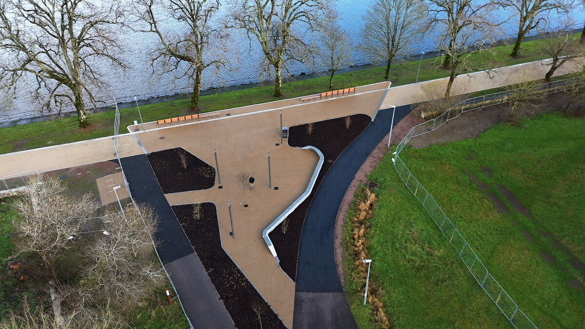 Plaza at Holland Park. The upgraded Marina Promenade which runs for approx 2k, beside the River Lee, Cork City, from Centre Park Road to Blackrock village has now reopened. Pic Larry Cummins. Plaza at Holland Park. The upgraded Marina Promenade which runs for approx 2k, beside the River Lee, Cork City, from Centre Park Road to Blackrock village has now reopened. Pic Larry Cummins.