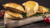 Pasties filled with meat and vegetables