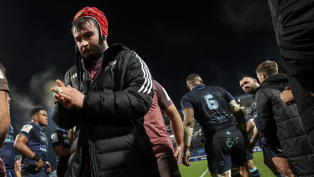 Munster's John Hodnett dejected after the game last weekend. Picture: INPHO/Ben Brady Munster's John Hodnett dejected after the game last weekend. Picture: INPHO/Ben Brady