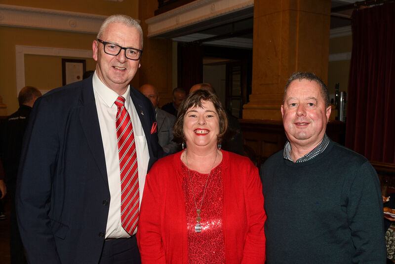 Ballincollig Tidy Towns chairman Tom Butler, left, along with committee members Miriam and Diarmuid Horgan.