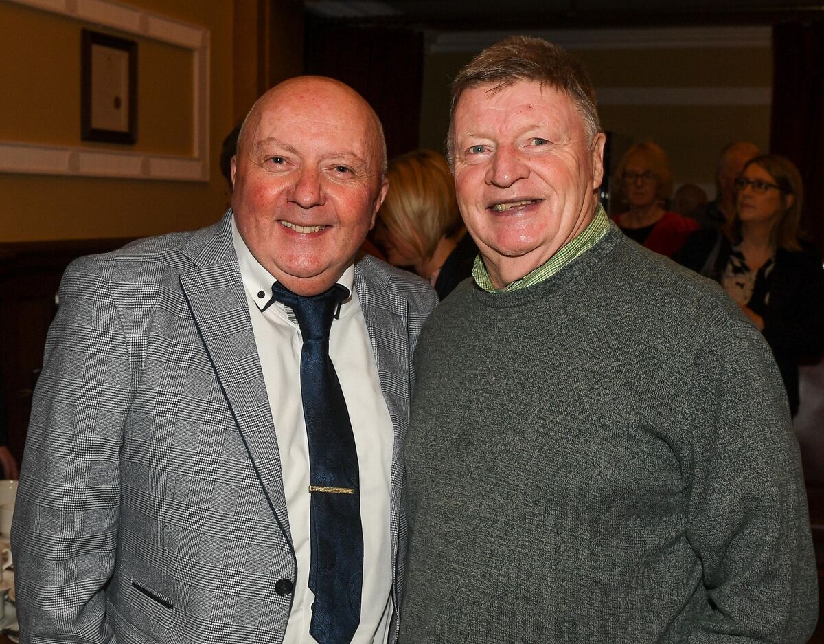 Eugene O’Donovan and Eoin Mohally enjoying the event. Eugene O’Donovan and Eoin Mohally enjoying the event.