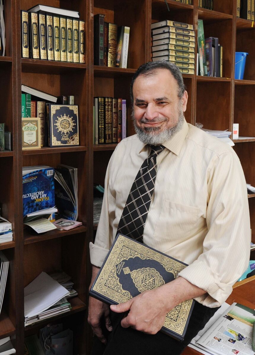 The Islamic Information Centre on Shandon St is run by Imam Dr Farghal Radwan, a retired consultant anaesthetist who has lived in Ireland for four decades. Picture: Denis Minihane. The Islamic Information Centre on Shandon St is run by Imam Dr Farghal Radwan, a retired consultant anaesthetist who has lived in Ireland for four decades. Picture: Denis Minihane.
