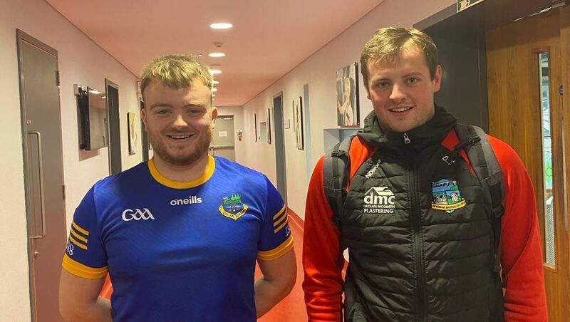 Niall Flanagan (left) and Dan Mulholland of UCC GAA Club. Picture: John Grainger Niall Flanagan (left) and Dan Mulholland of UCC GAA Club. Picture: John Grainger