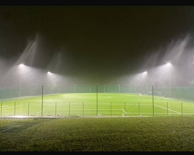 College Corinthians' impressive new astro facility. College Corinthians' impressive new astro facility.
