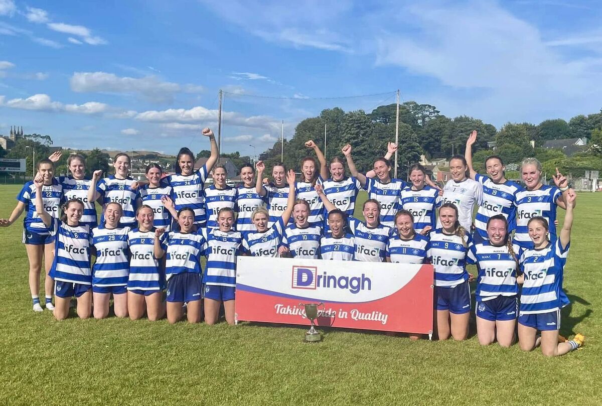 Ladies Football: The Kinsale squad that defeated Clonakilty to win the 2024 Drinagh Co-Op West Cork LGFA Division 1 adult championship final in Bandon.