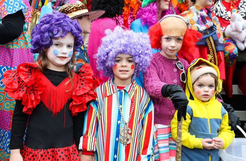 Wren Boys KC O'Brien, Mark O'Brien, Sheila Murphy and Josie O'Brien at the Wren Boys Street Festival that was held on St. Stephen's day in Carrigaline, Co. Cork. Wren Boys KC O'Brien, Mark O'Brien, Sheila Murphy and Josie O'Brien at the Wren Boys Street Festival that was held on St. Stephen's day in Carrigaline, Co. Cork.