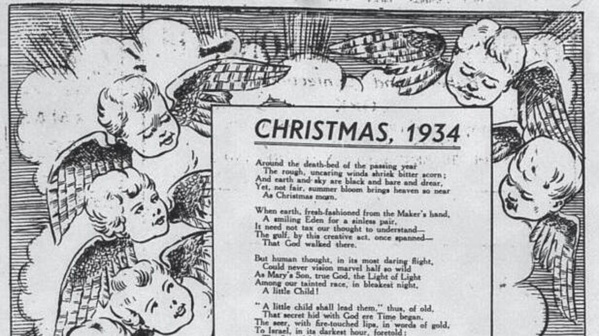 Inside the cover of the 1934 Holly Bough