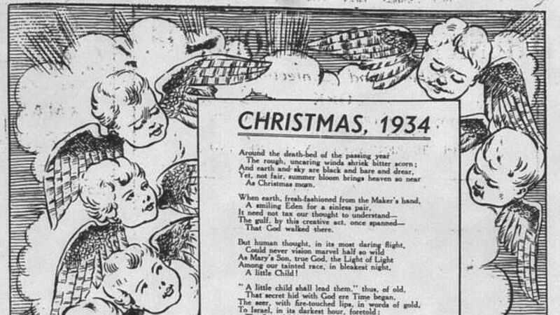 Inside the cover of the 1934 Holly Bough