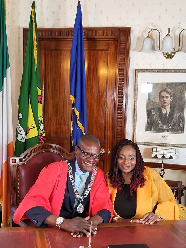 Cllr Honore Kamegni was recently elected Deputy Lord Mayor of Cork