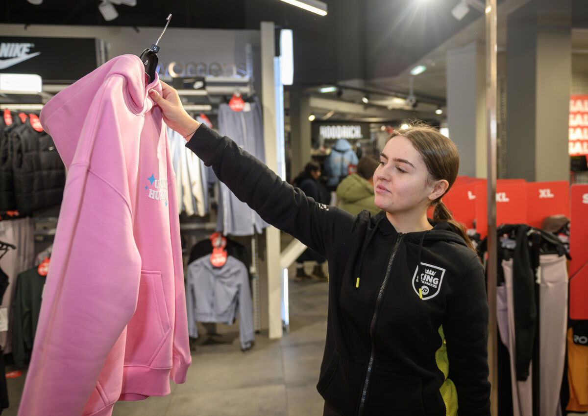 Nadine Murphy looking at a top in JDSports. Picture Dan Linehan Nadine Murphy looking at a top in JDSports. Picture Dan Linehan