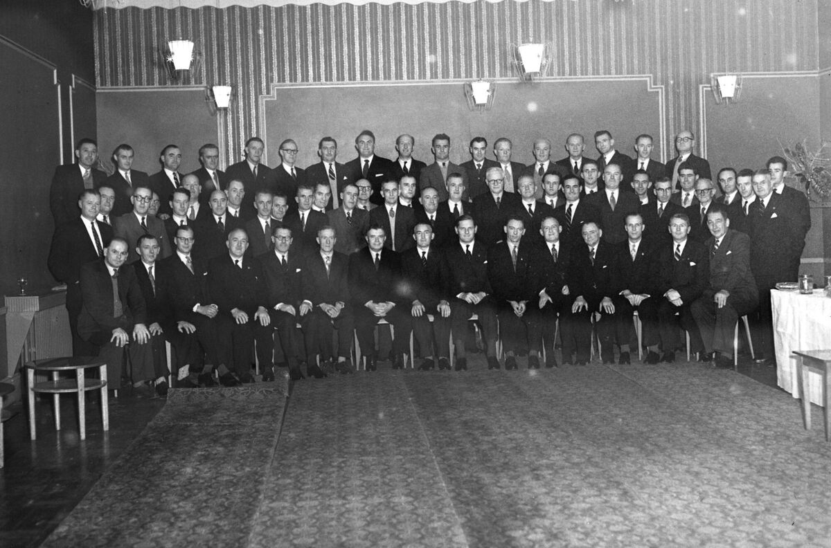 Dunlops Foremens Annual dinner at the Metropole Hotel Cork. 1959 