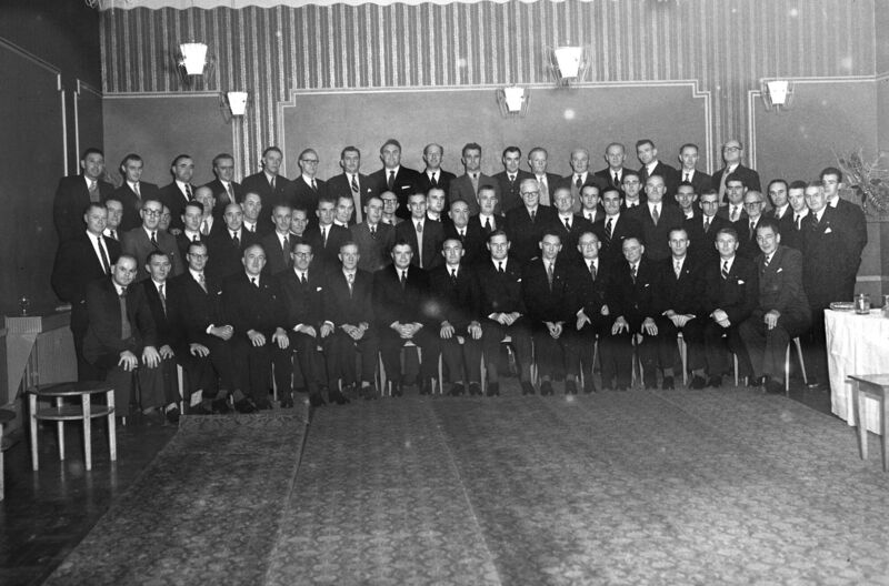 Dunlops Foremens Annual dinner at the Metropole Hotel Cork. 1959 