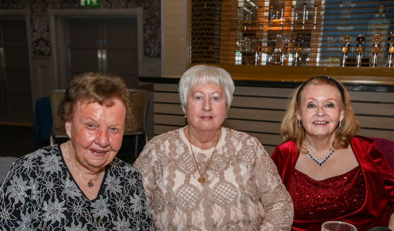 Betty Preston, Carol Monaghan and Anne Wagner enjoying the dinner at the Rochestown Park Hotel.