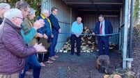 We rebuilt our turf house, and a new TD officially opened it!