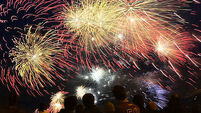 Fireworks Mark The Accession Of Ten New Member States To The EU