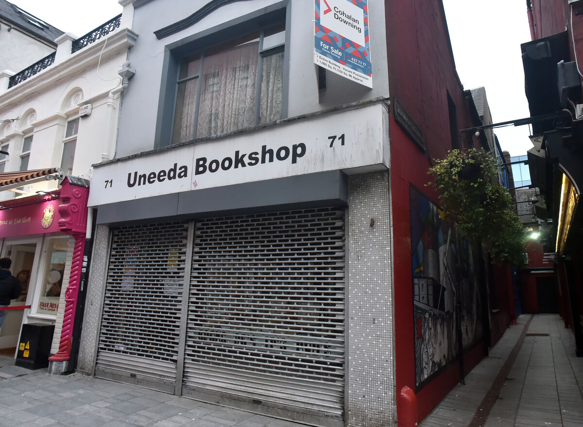 Plans submitted for a new bar and sky bridge, by Mutual Enterprises Ltd, at the former Uneeda Bookshop store on Oliver Plunkett St, were granted permission by Cork City Council in June. Picture: Eddie O'Hare