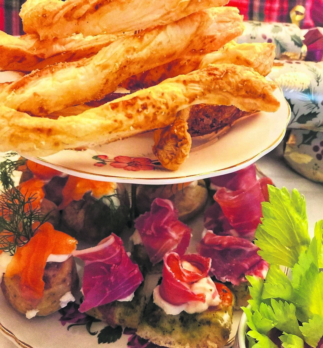 A sample of Di Curtin’s bite-sized treats that will be ideal for a Women’s Little Christmas get-together