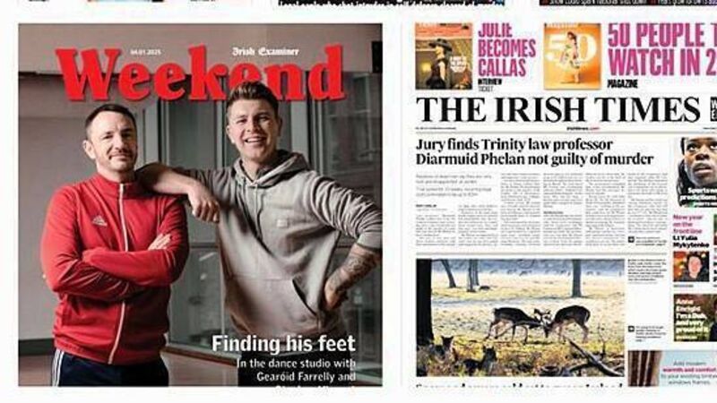 What the papers say: Saturday's front pages What the papers say: Saturday's front pages