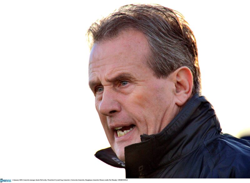 Justin McCarthy, seen here in 2009 as Limerick manager. Picture: Pat Murphy/Sportsfile Justin McCarthy, seen here in 2009 as Limerick manager. Picture: Pat Murphy/Sportsfile