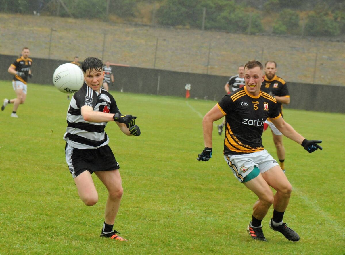 Billy Murphy in action for Castletownbere against Na Piarsaigh in 2022. Picture: Tony McElhinney